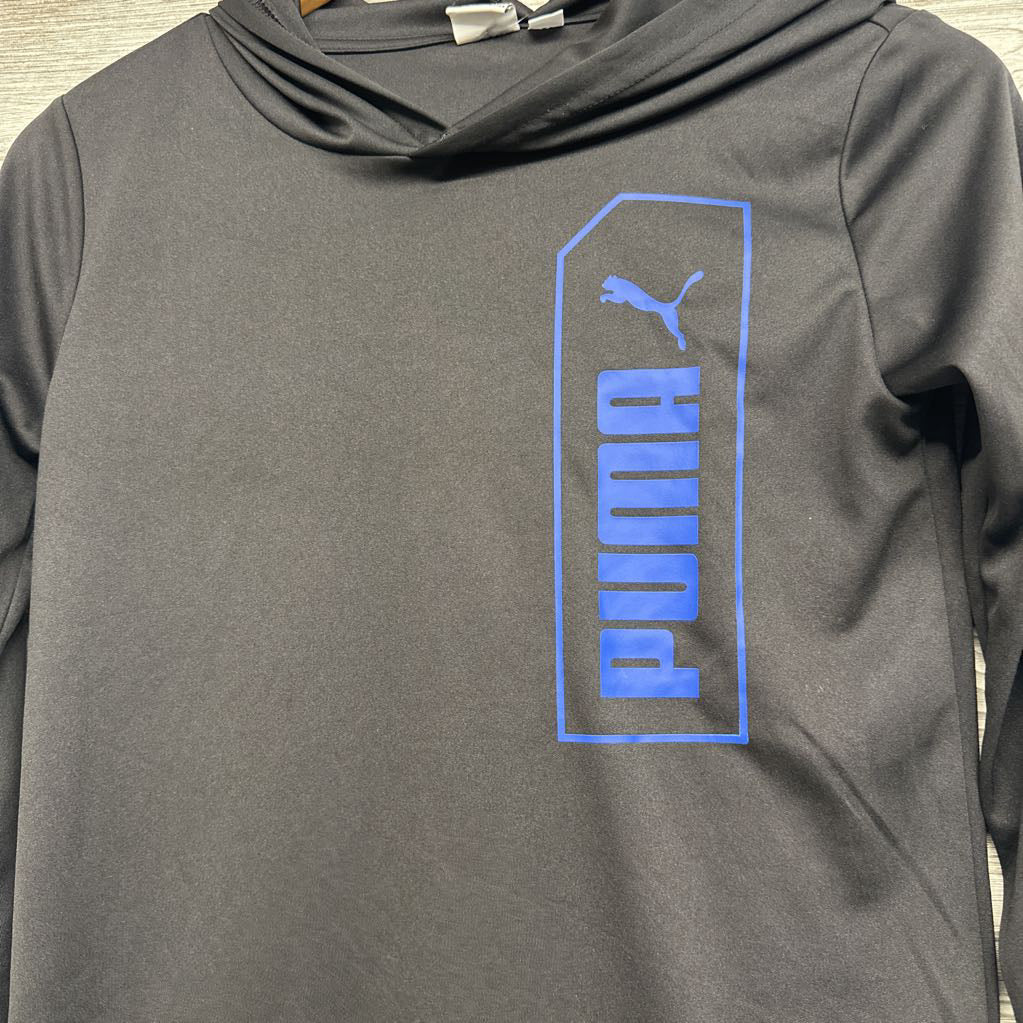 NEW LS Shirt W/ Hood Logo 10-12