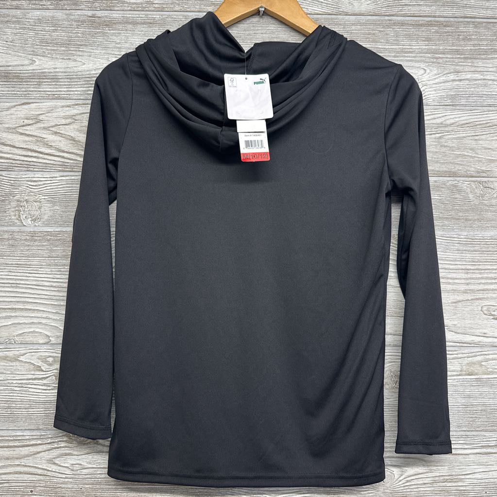 NEW LS Shirt W/ Hood Logo 10-12