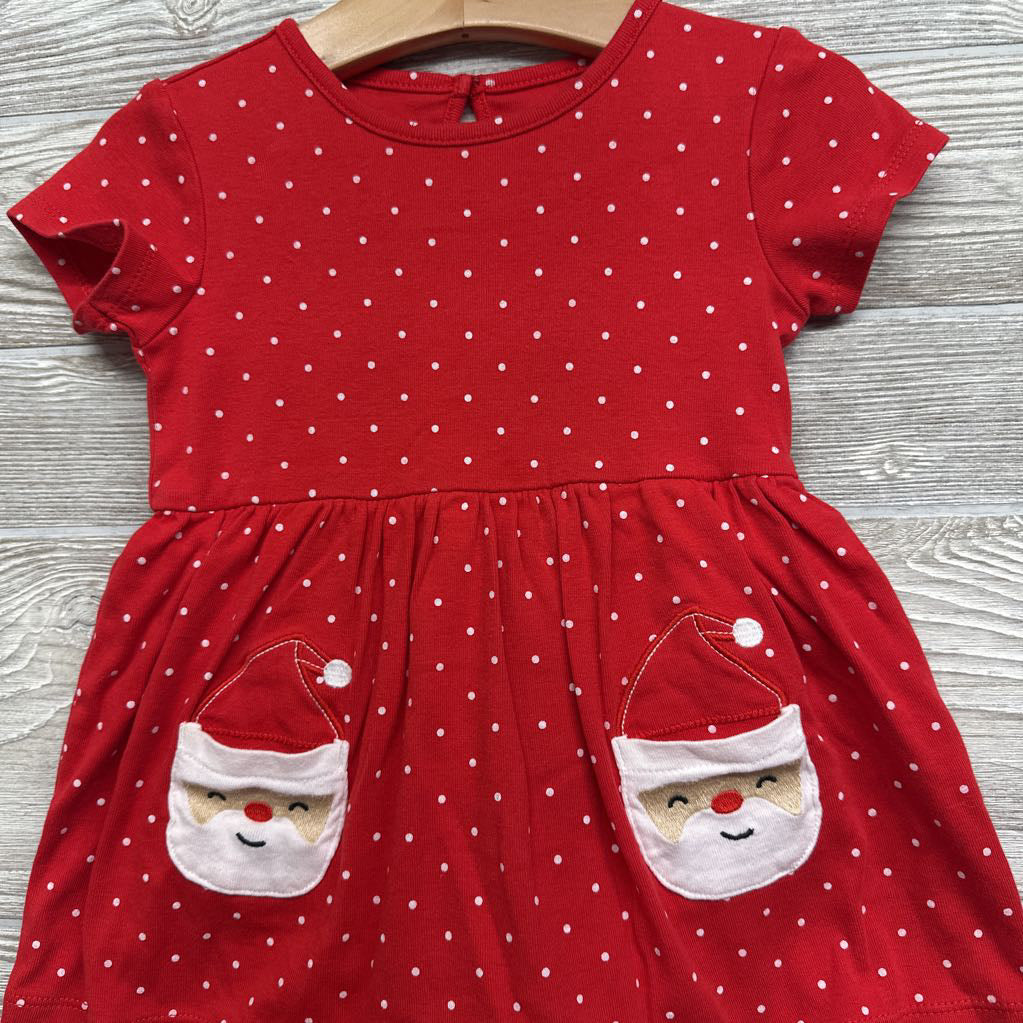 Bodysuit Dress Dots Santa Pockets 24M