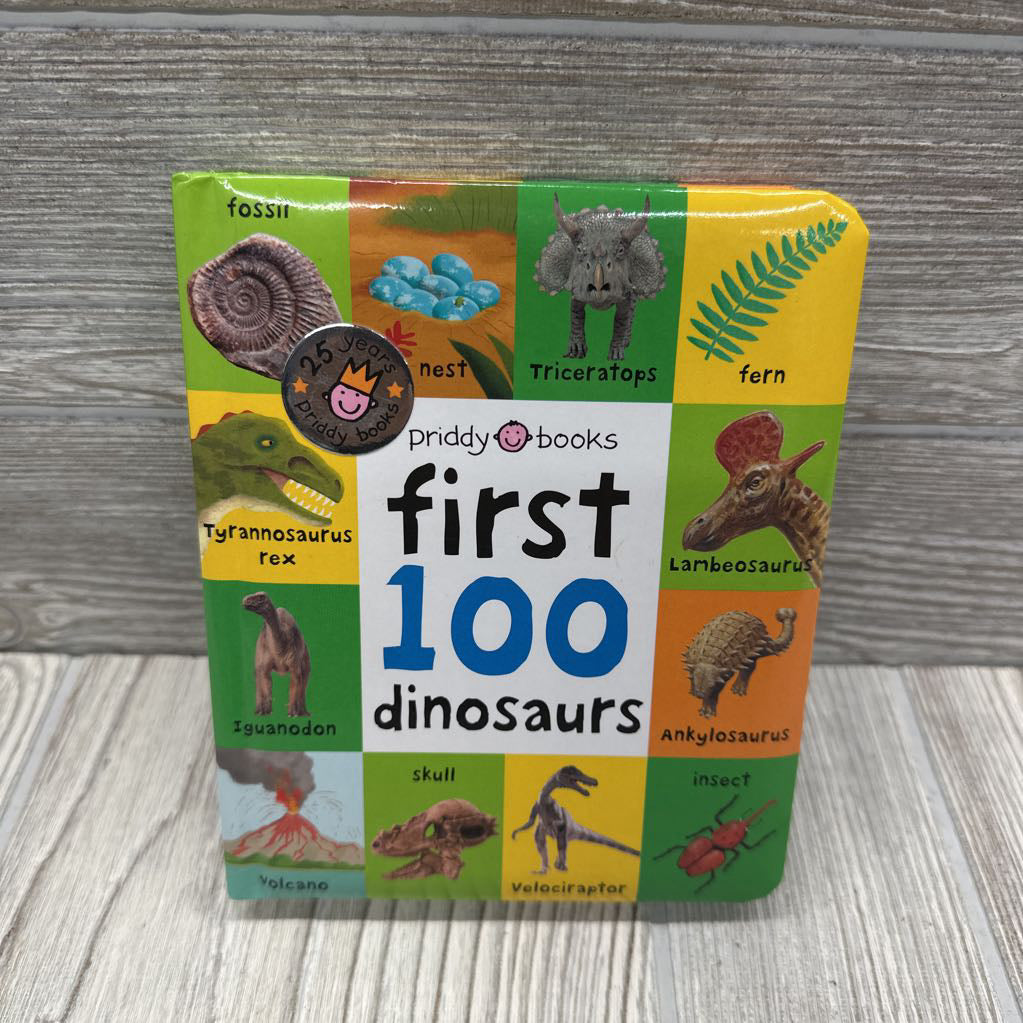 First 100 Dinosaurs Board Book