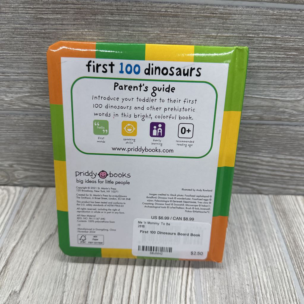 First 100 Dinosaurs Board Book