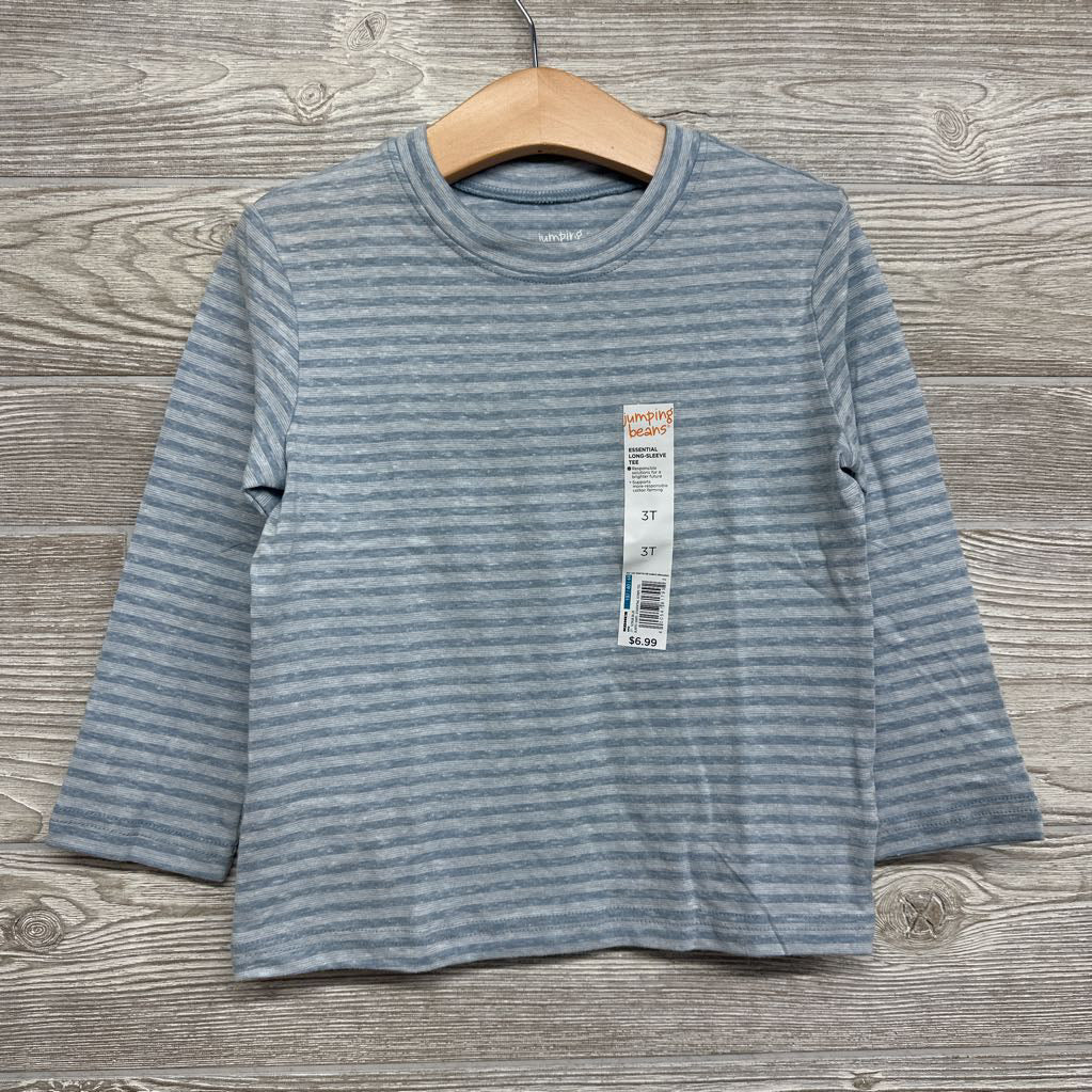 NEW Essential LS Shirt Stripes 3t