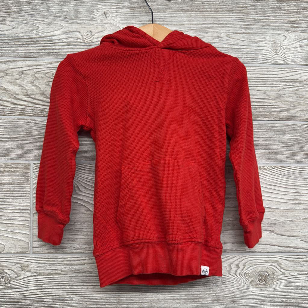 Waffle Knit LS Shirt W Hood 3t