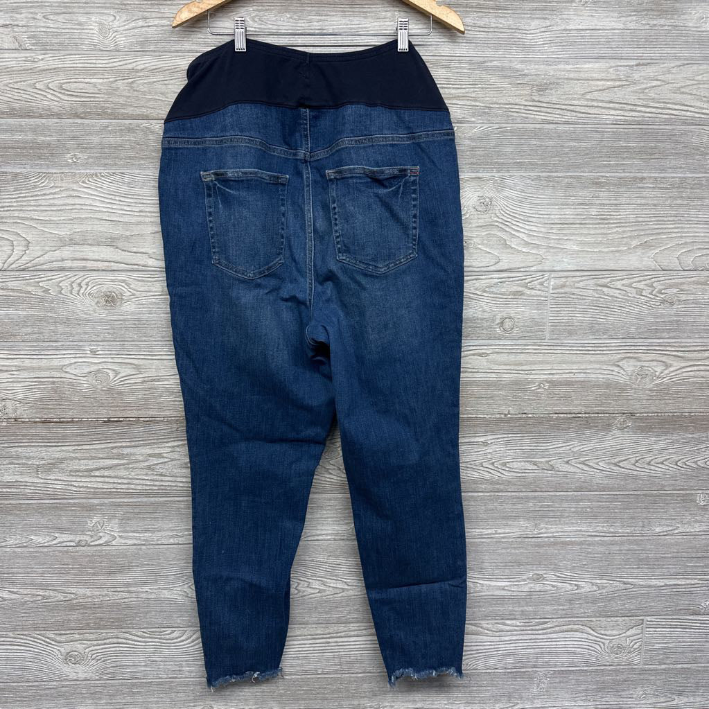 Full Panel Jeans Frayed 20W/XXL