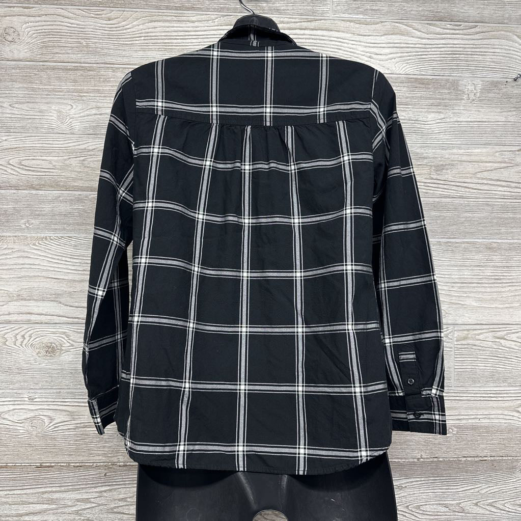 LS Plaid Button Up Shirt Small