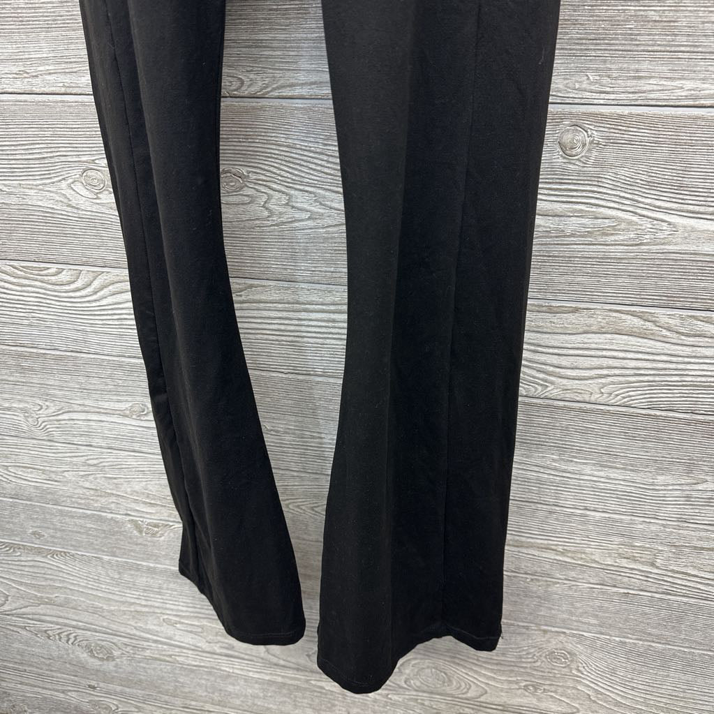 Ruched Full Panel Flare Pants Large