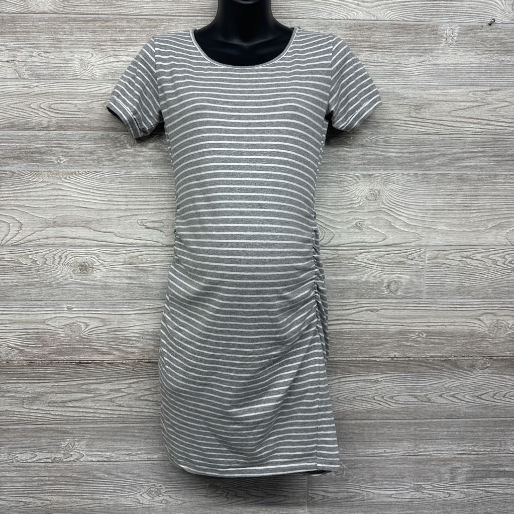 Ruched Dress Stripes Medium