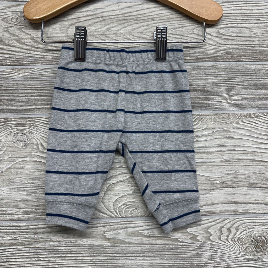 Plush Vest, LS Bodysuit & Joggers Stripes 3M