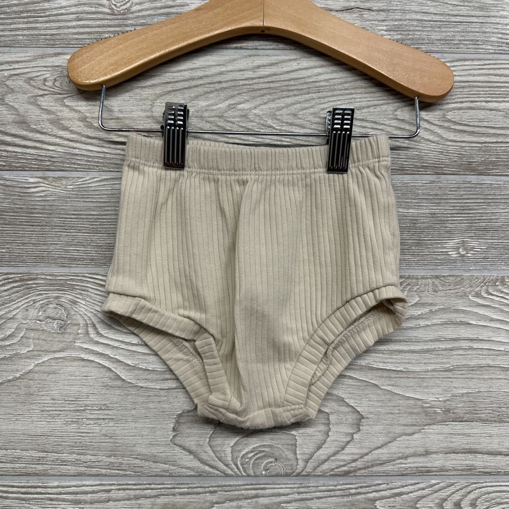 LS Ribbed Bodysuit Birds & Bummies W/ Bandana Bib 12M