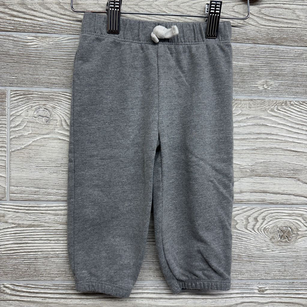 LS Shirt W/ Hood Stripes Hugs & French Terry Joggers 12M