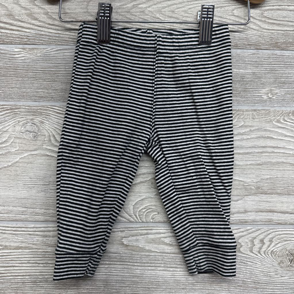 LS Bodysuit My First Halloween & Pants Stripes Pumpkin 6M