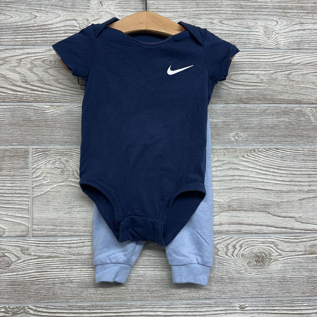 Full Zip Hoodie, Bodysuit & Joggers Swoosh 6M