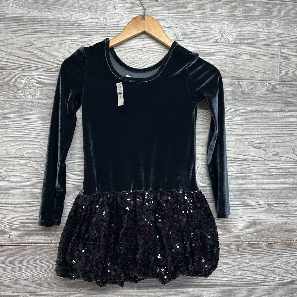 NEW LS Velvet Sequin Dress 8