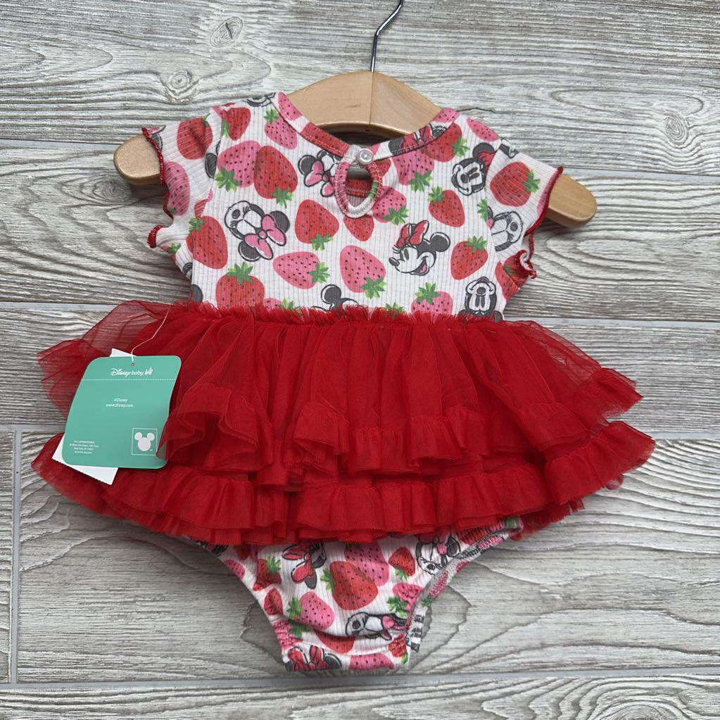 NEW Ribbed Tutu Dress Minnie Mouse 0-3M