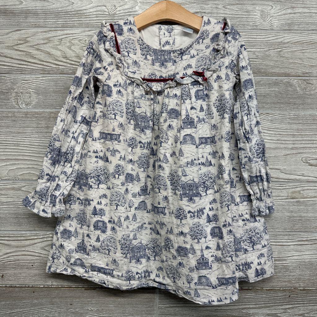LS Dress Snowy Houses 6X