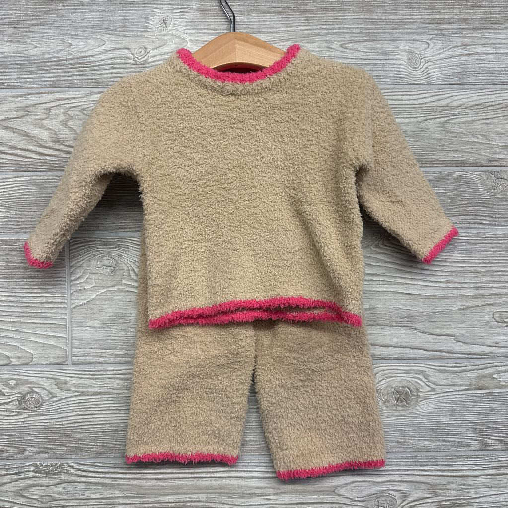 Plush Sweater & Wide Leg Pants 9M