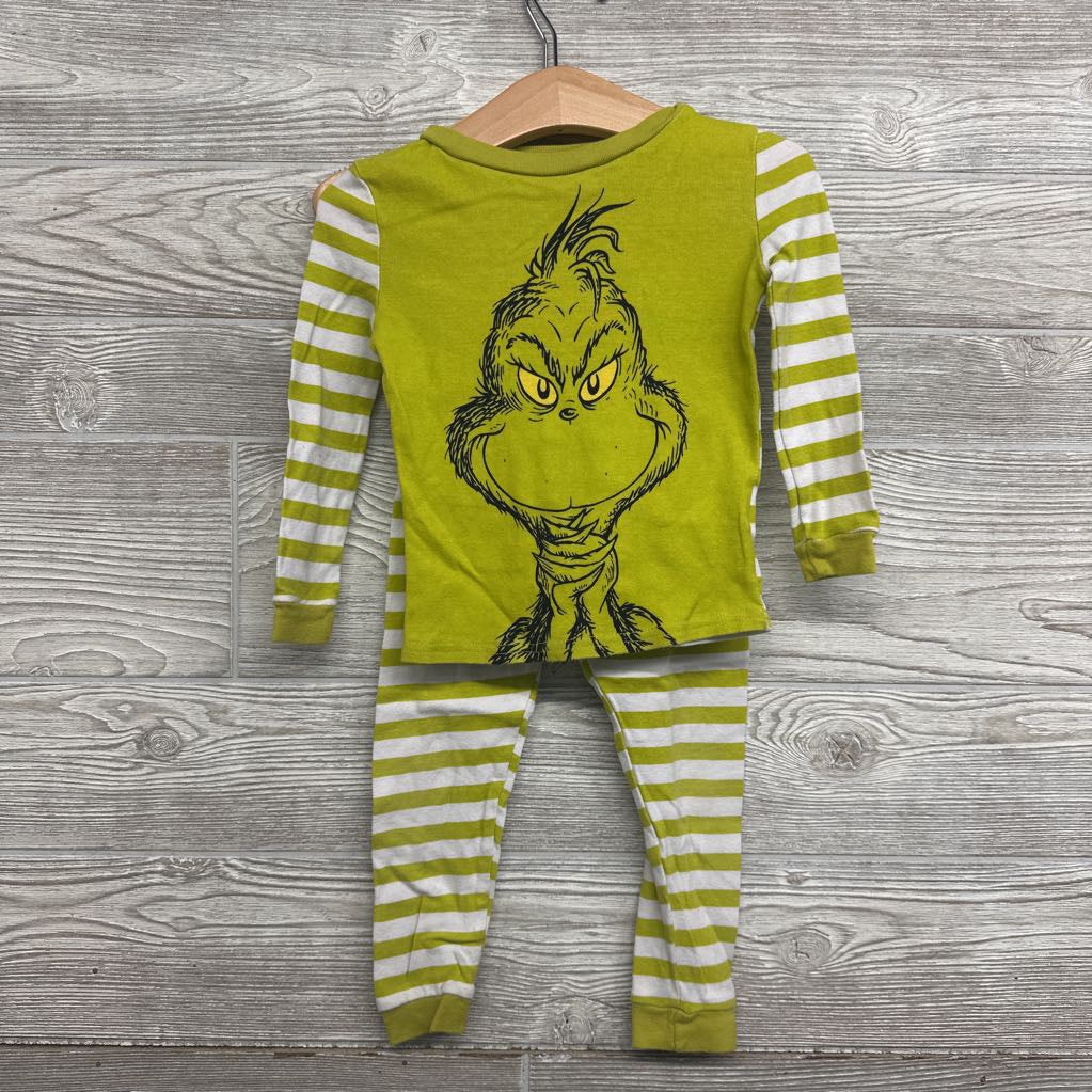 2 Pc LS PJs Stripes 4T