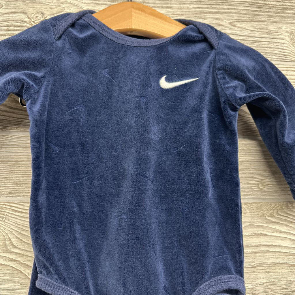 LS Velour Bodysuit & Joggers Swoosh 9M