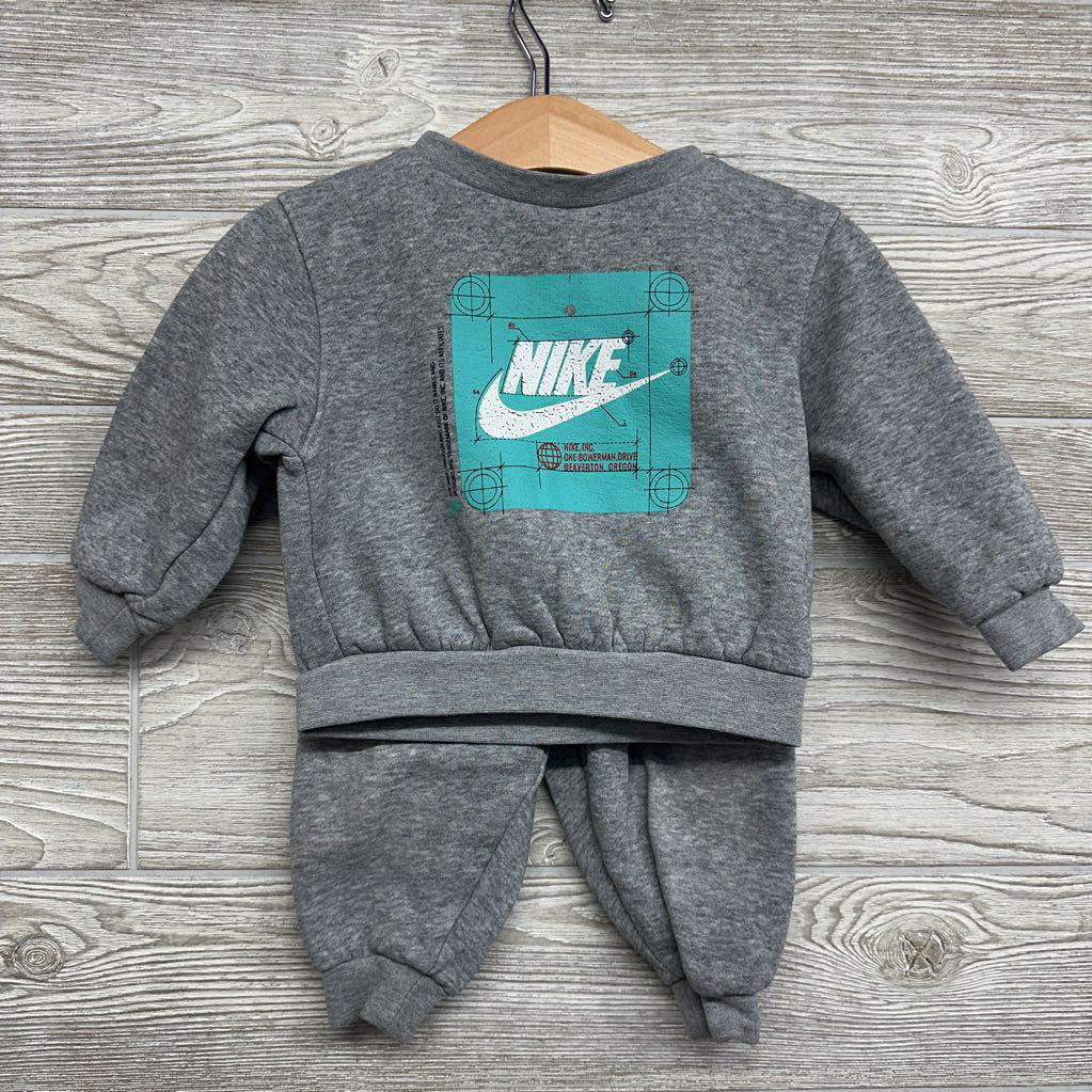 Crewneck One Bowerman Drive & Jogger Sweatpants 12M