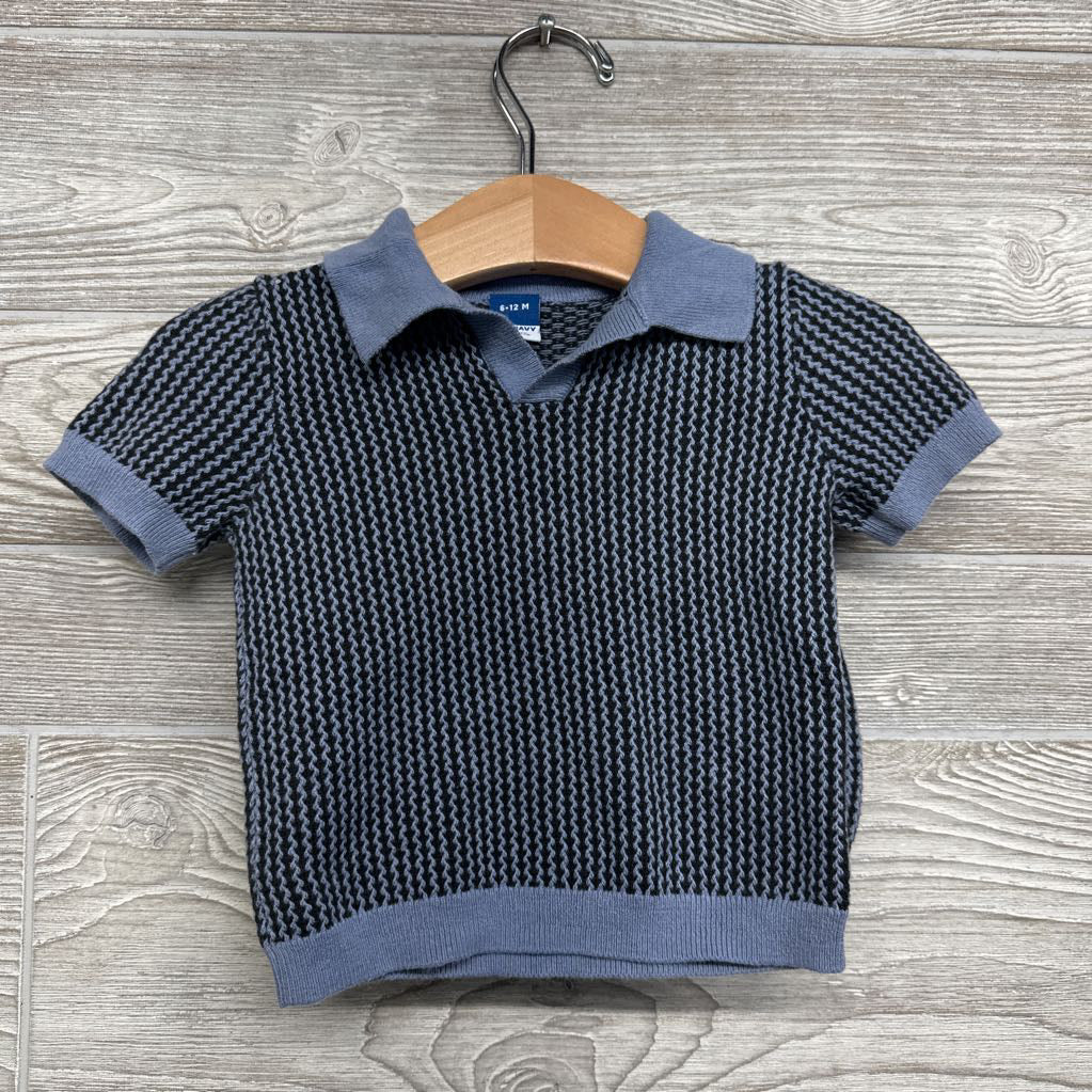 Knit Polo Shirt & Shorts Stripes 6-12M
