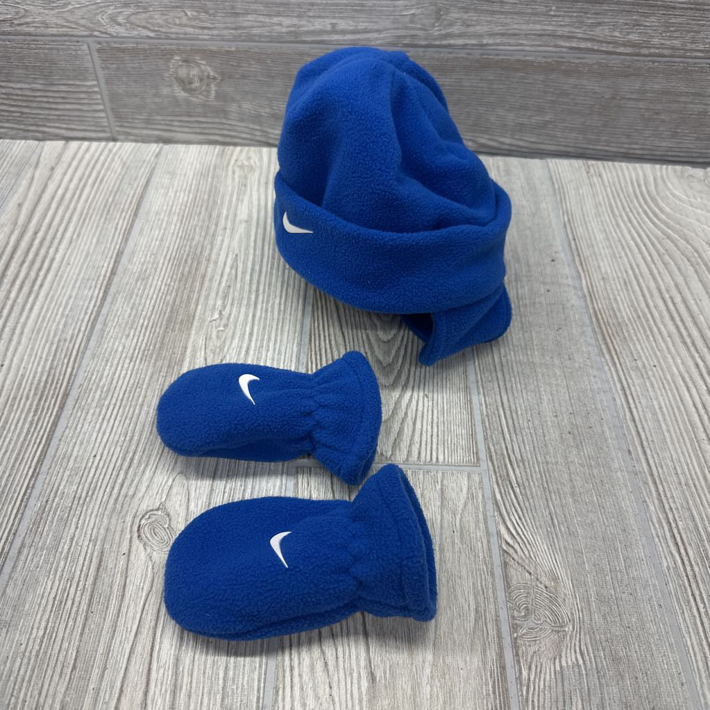 Fleece Hat & Mittens Swoosh