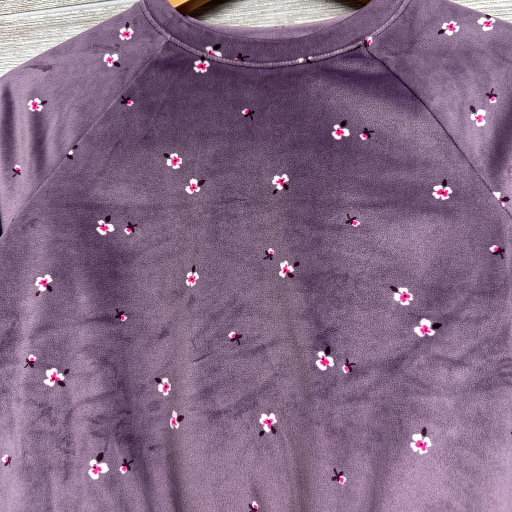 Velour Crewneck Flowers 8