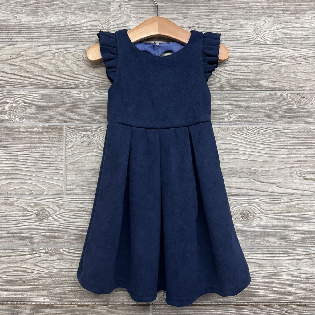 Faux Suede Dress Heart Back 3