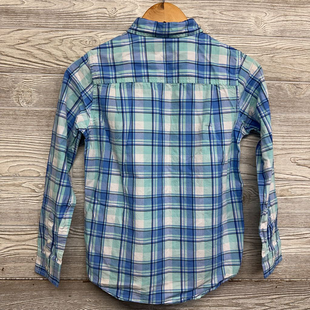 LS Button Up Shirt Chest Pocket 10-12