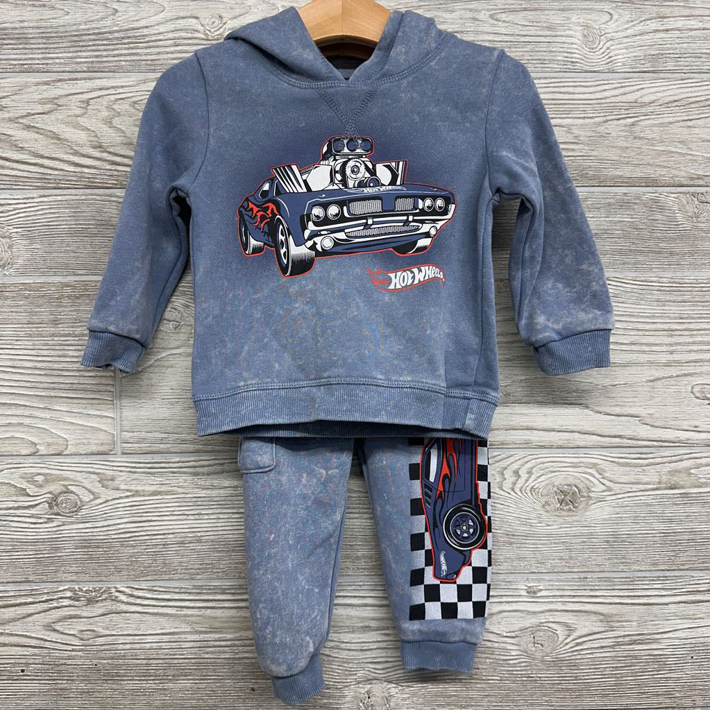 Weathered Hoodie & Cargo Jogger Sweatpants 18M
