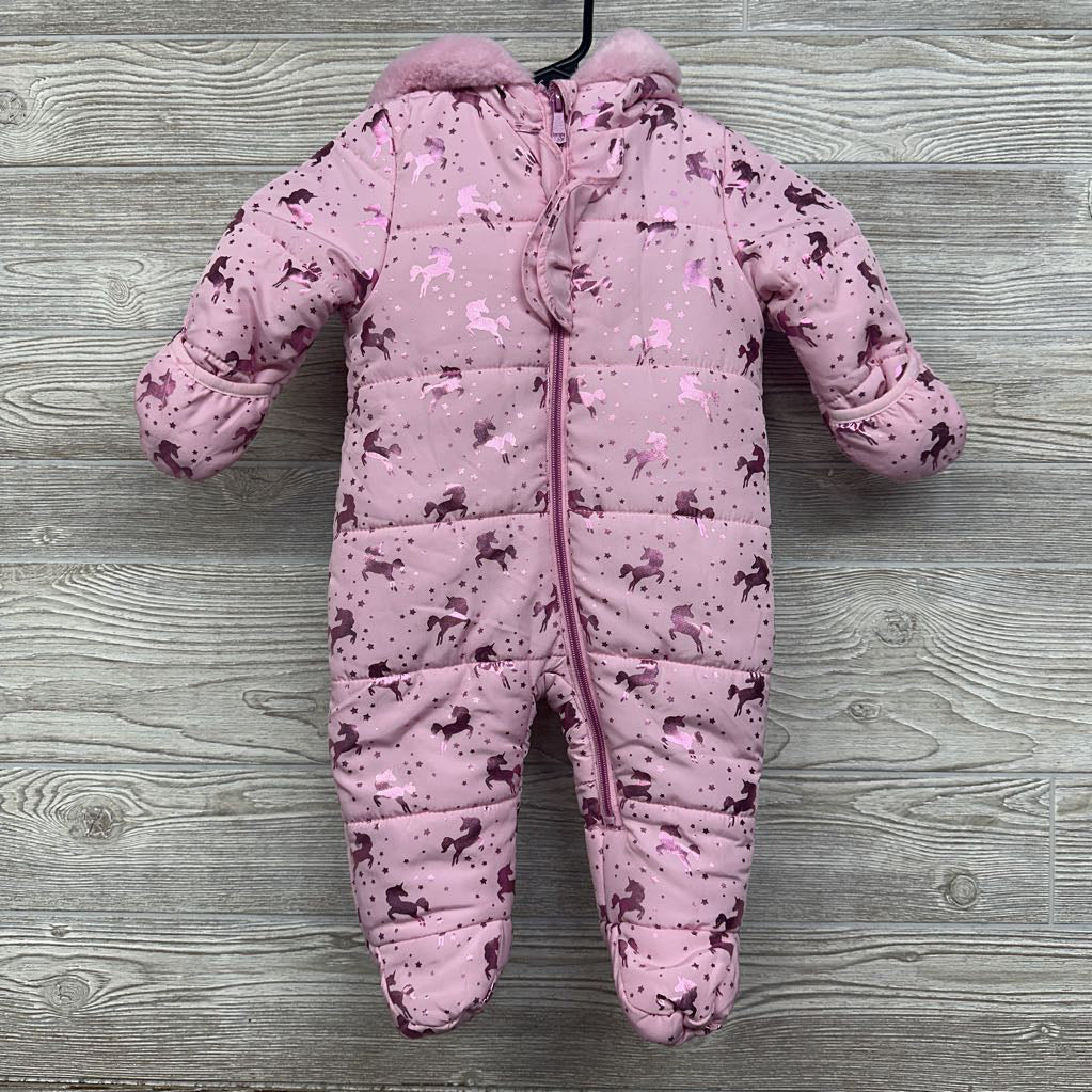 Snowsuit Metallic Unicorns 6-9M