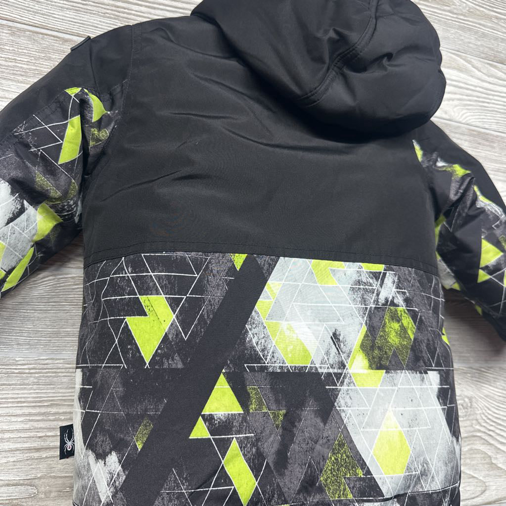 Winter Coat Printed & Snow Bibs 3t