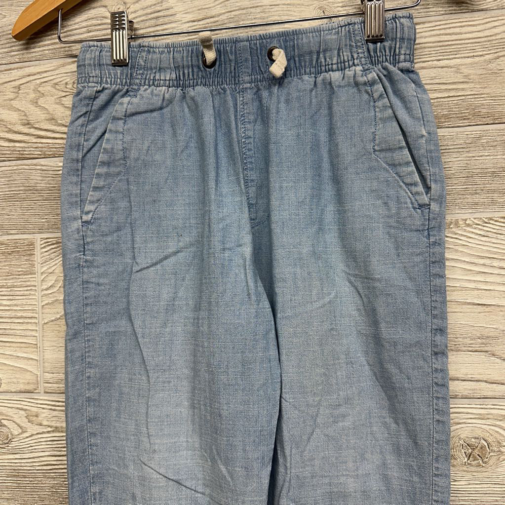 Chambray Pull On Drawstring Pants 10