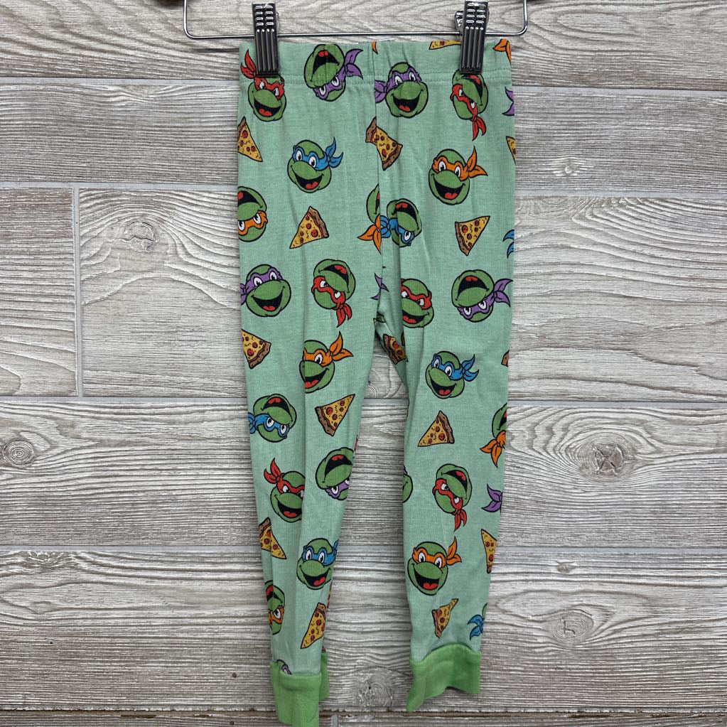 2 Pc PJs Pizza TMNT 3T
