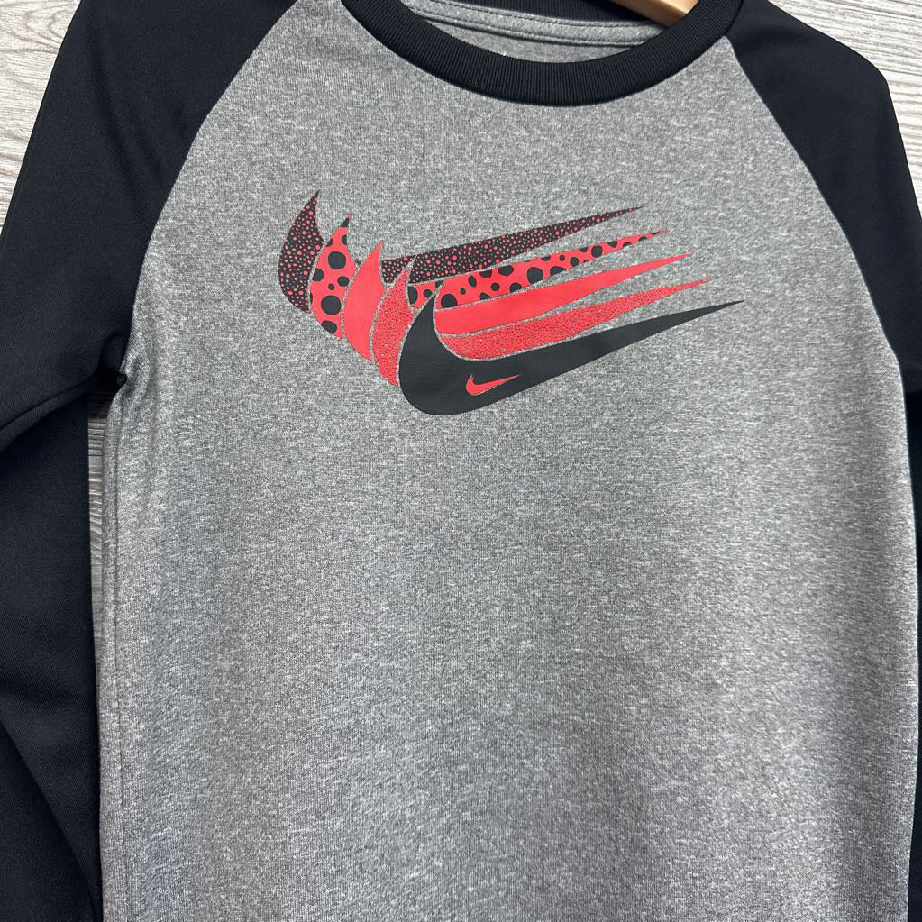 LS Active Shirt Dotted Swooshes 4T