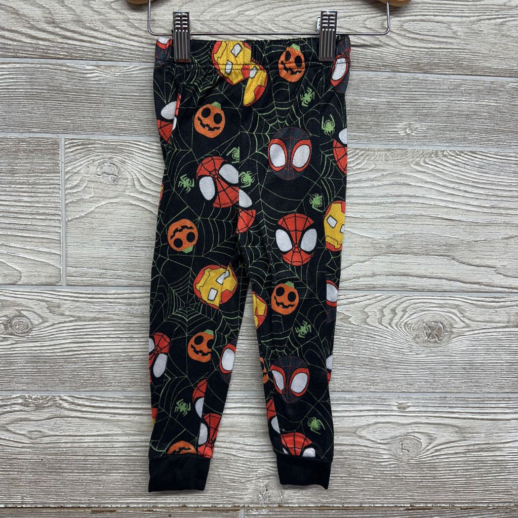 2 Pc LS PJs Boo Superheroes 3T