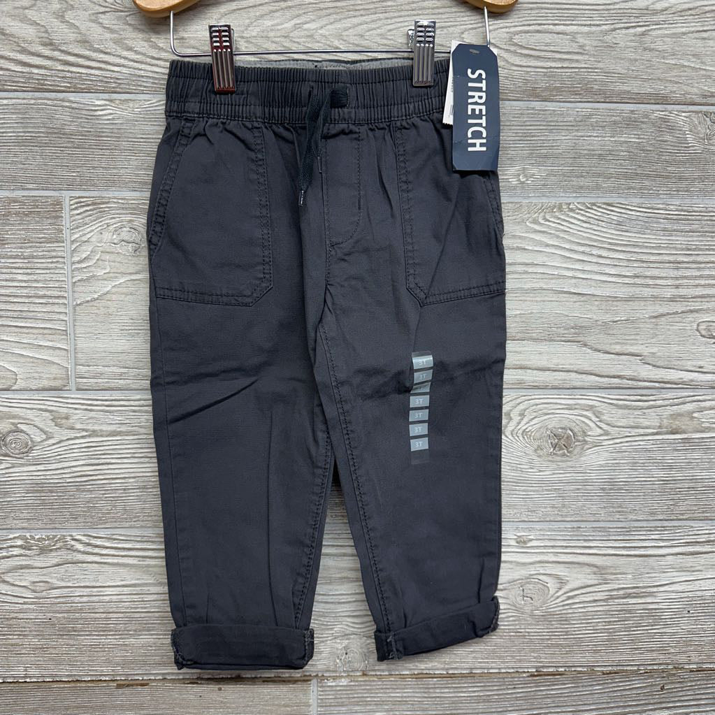 NEW Pull On Drawstring Stretch Pants 3T