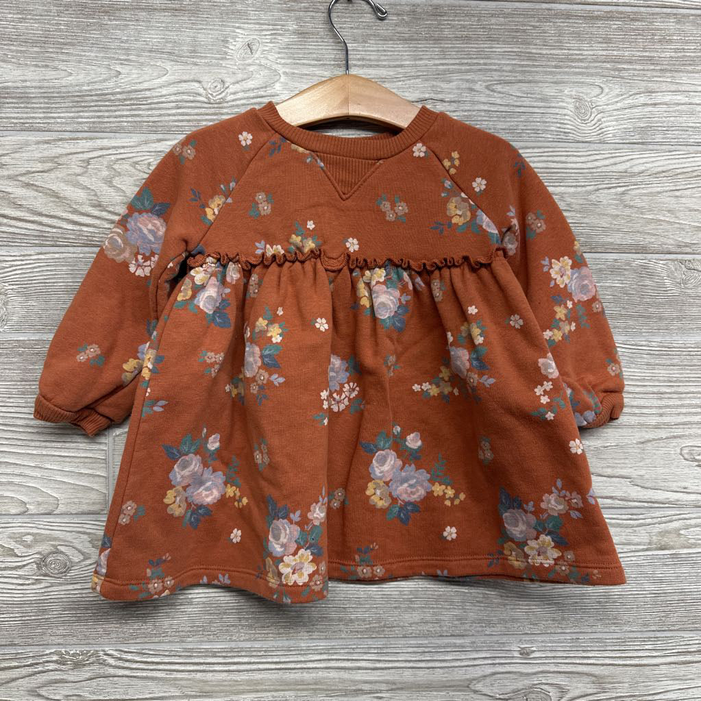 Peplum Dress Flowers 18M
