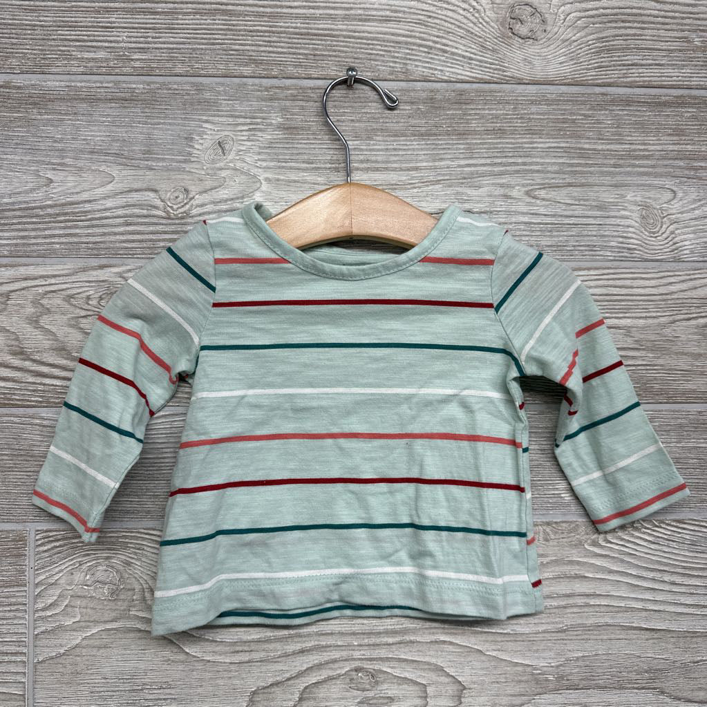 Ribbed Jumper & LS Shirt Stripes 6M