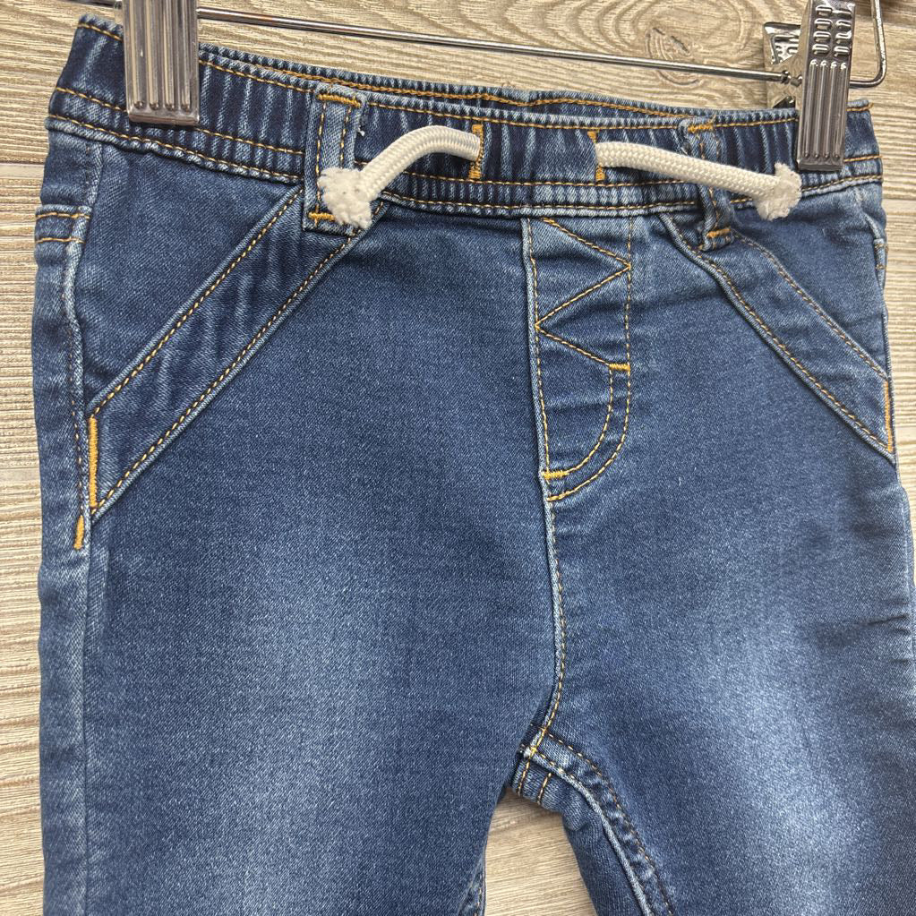 Knit Denim Drawstring Jeans 12M