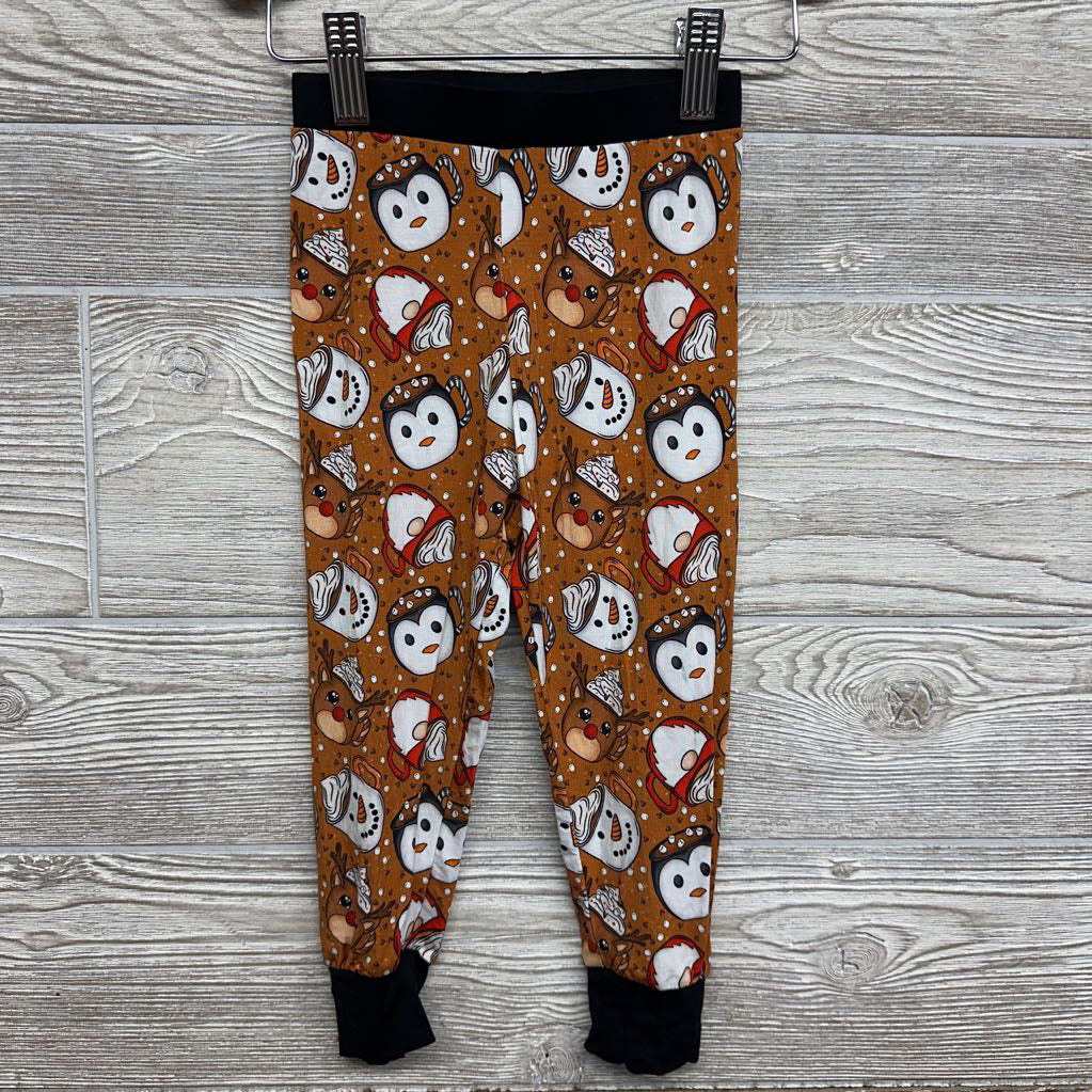 NEW 2 Pc Pj Hot Cocoa Cups, Deer & Penguins 2t