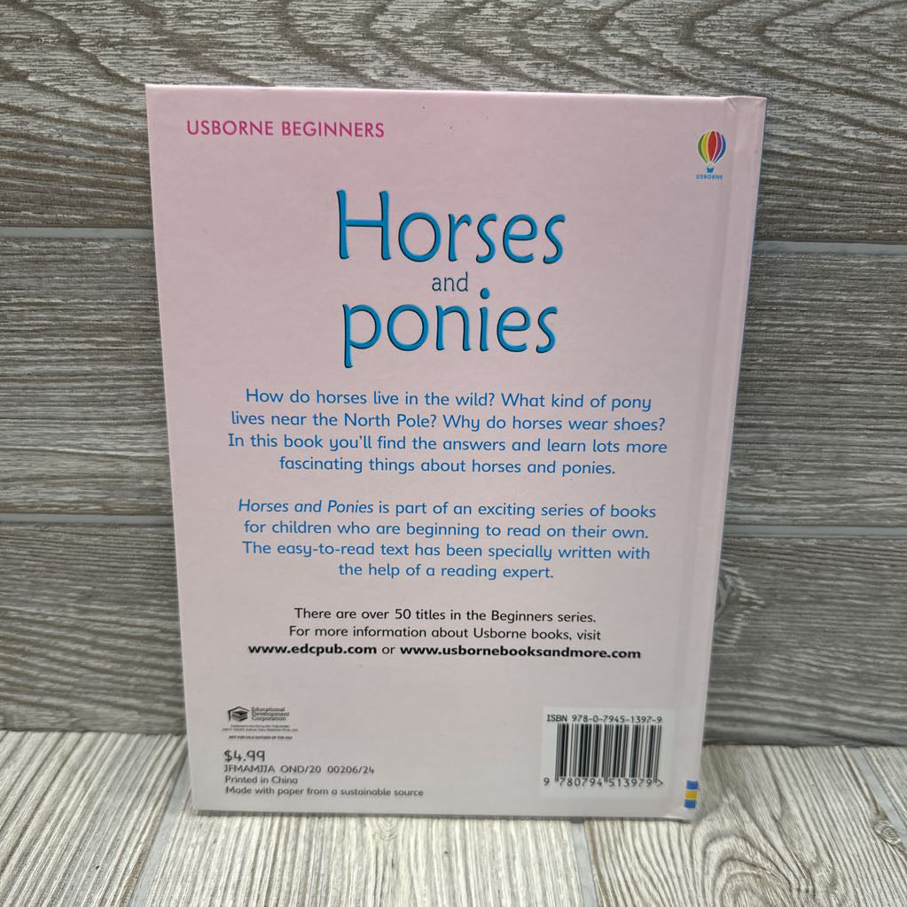 Usborne Beginners Horses & Ponies