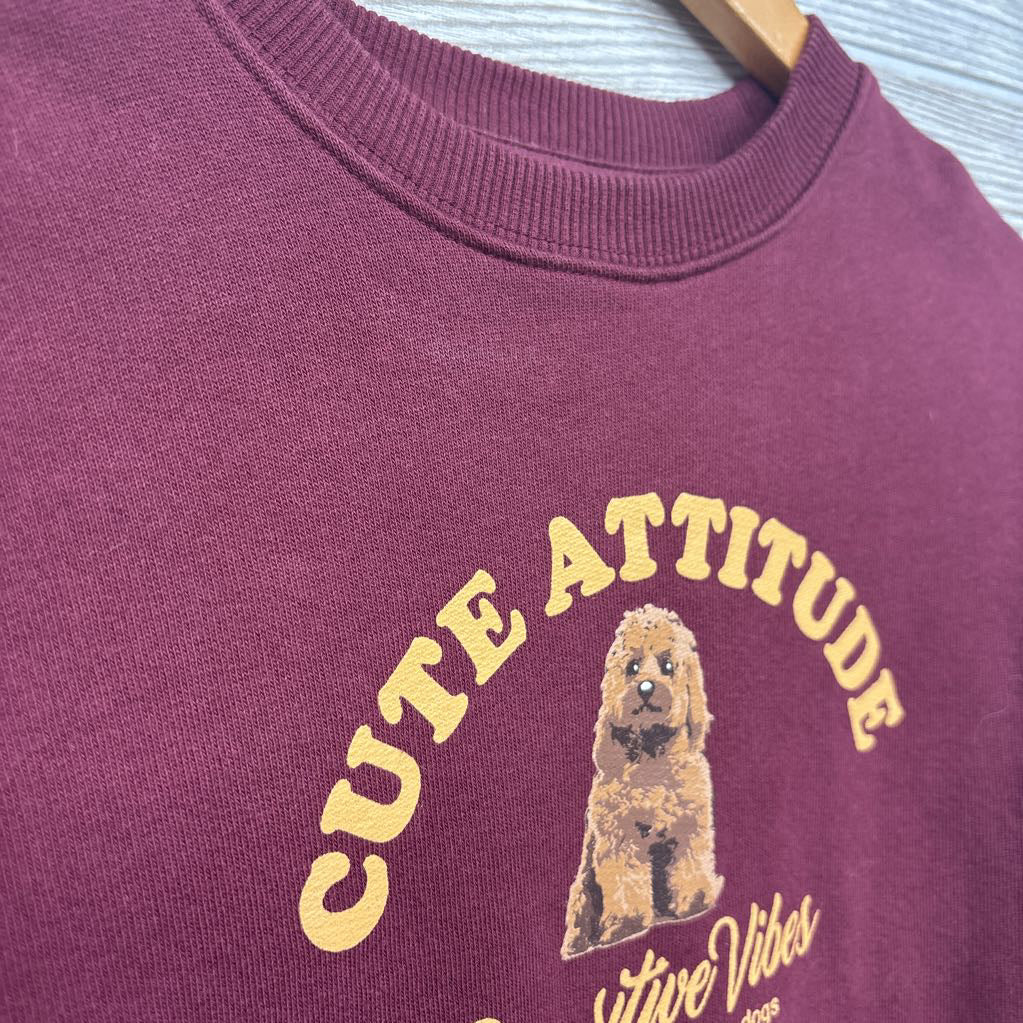 Crewneck Cute Attitude Paw-sitive Vibes 8