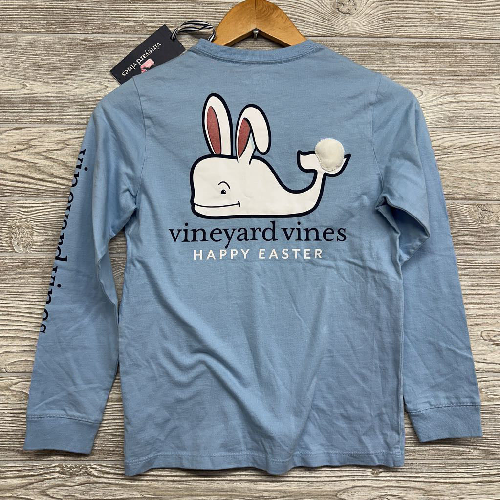 NEW LS Pocket Shirt Rabbit Whale 8-10