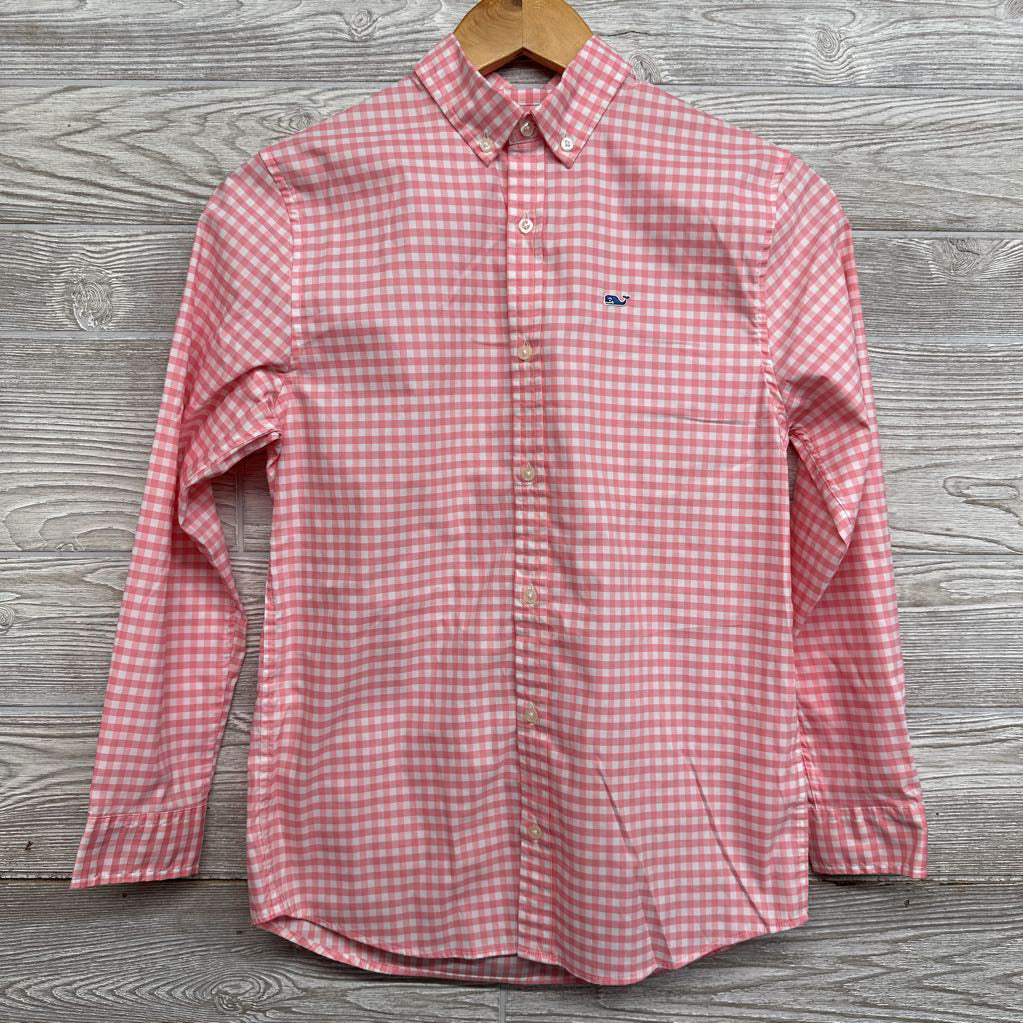 Gingham Button Up Shirt 12-14