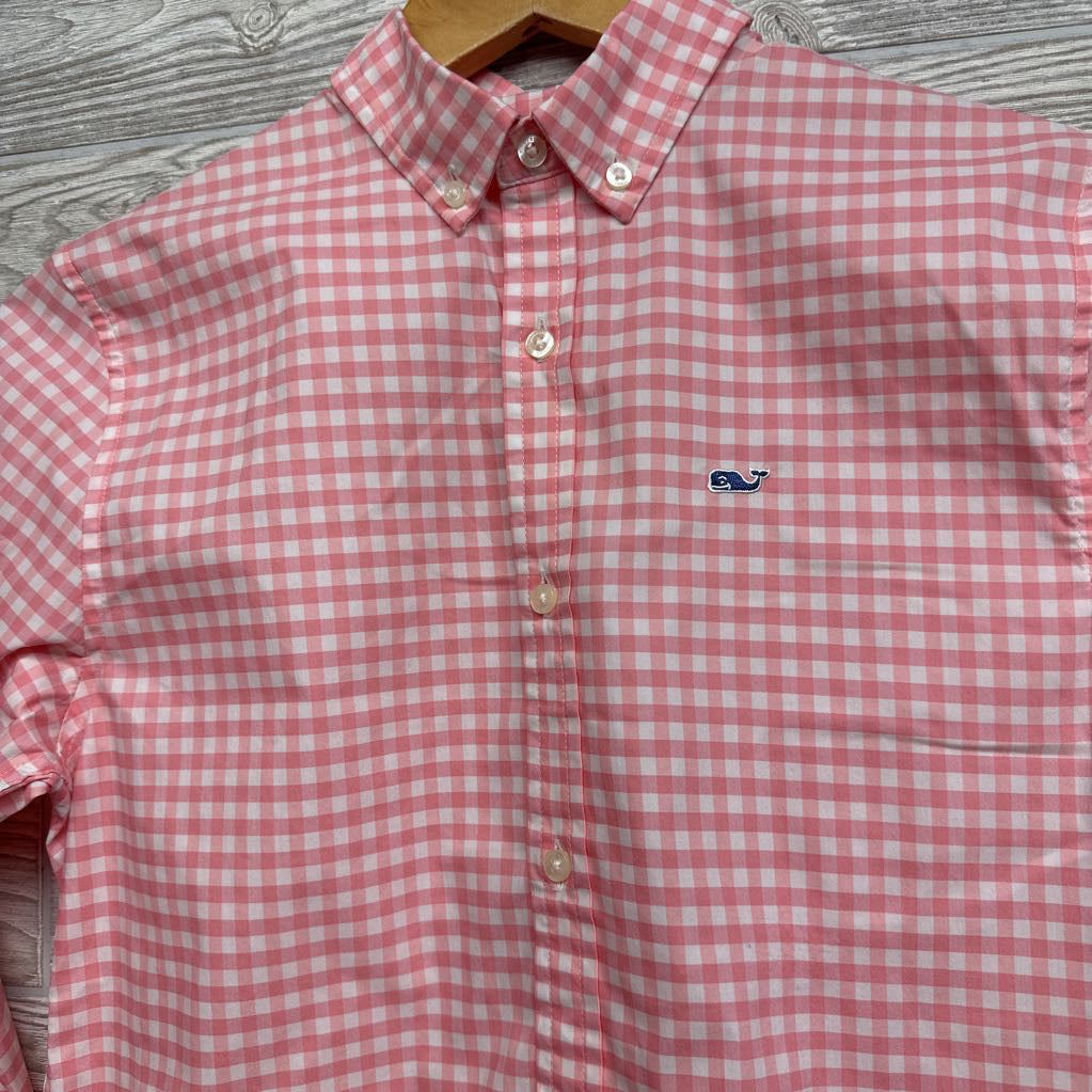 Gingham Button Up Shirt 12-14