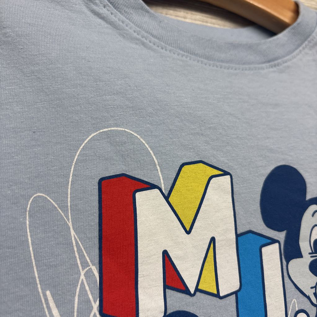 Shirt Block Letters Mickey Mouse 5T