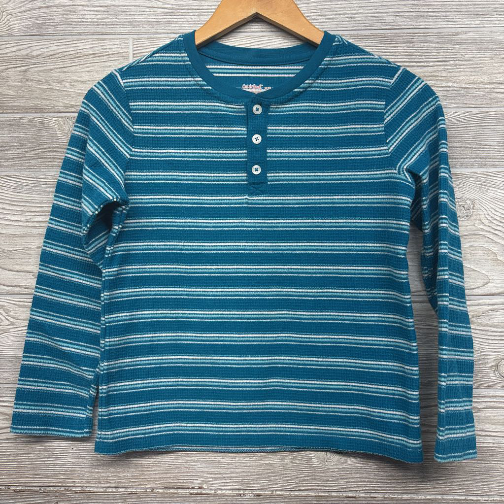 LS Waffle Knit Henley Shirt Stripes 8