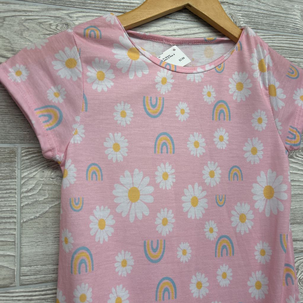 Pj Gown Rainbows & Flowers 8