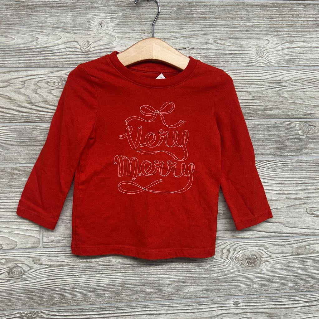 LS Shirt Very Merry 2t