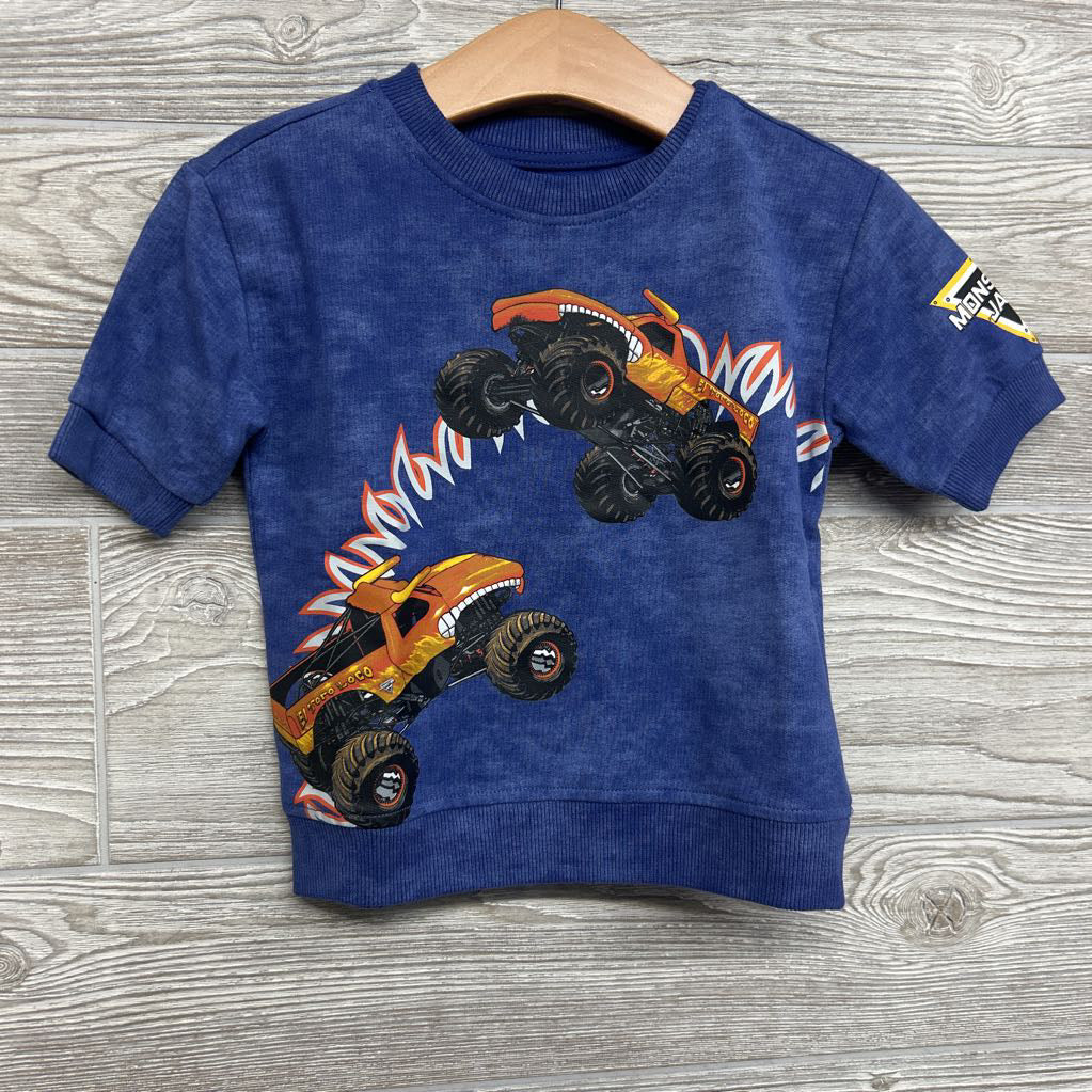 NEW Crewneck & French Terry Joggers Monster Truck 18M